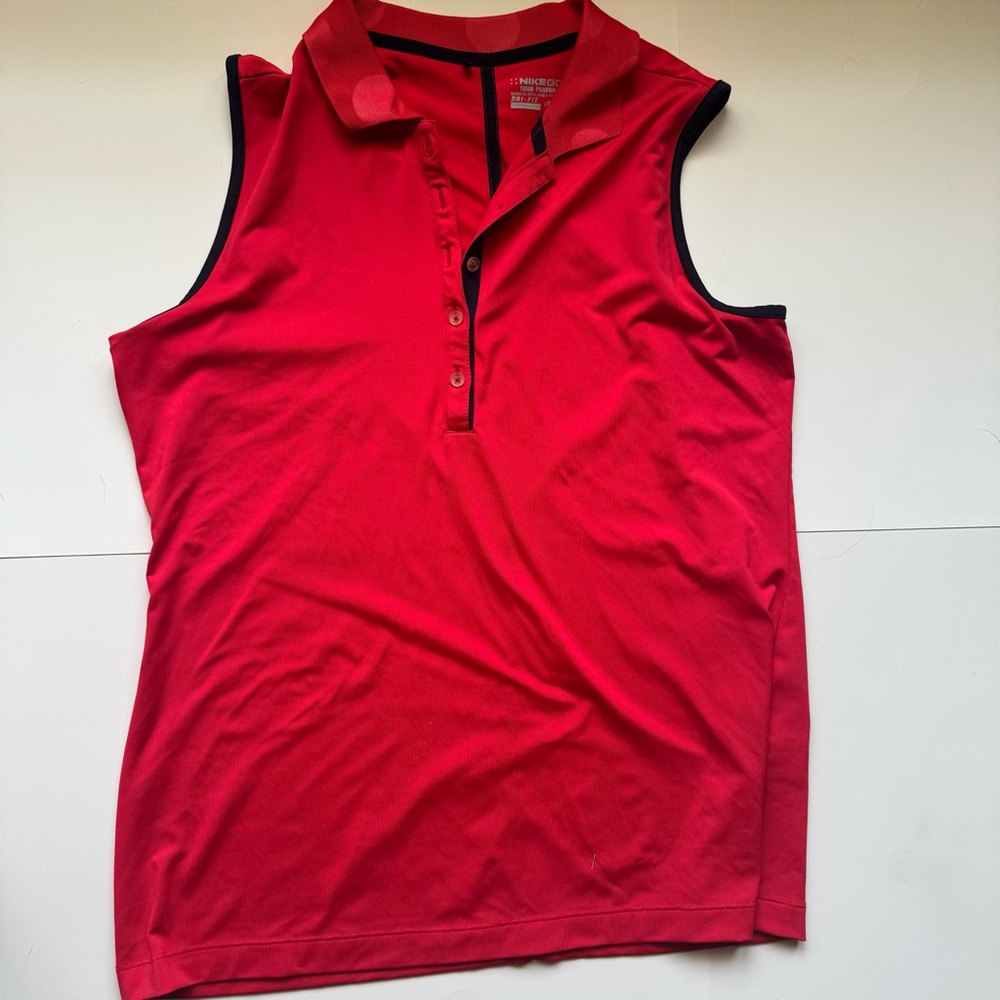 Nike Red Golf Polo‎ Shirt